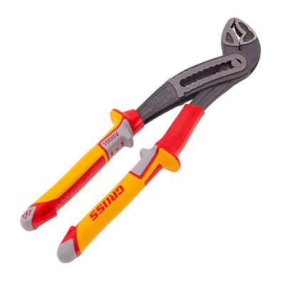 Клещи переставные, диэлектрические рукоятки до 1000 В, 240 мм Gross по ценам производителя в Воронеже с доставкой по всей России