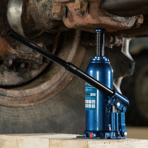 Домкрат гидравлический бутылочный, 10 т, h подъема 222-447 мм Stels по ценам производителя в Воронеже с доставкой по всей России