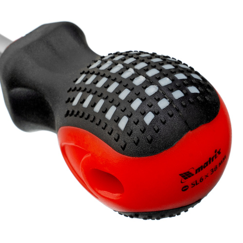 Отвертка Fusion, SL6 х 38 мм, CrV, трехкомпонентная рукоятка "Anti slip" Matrix по ценам производителя в Воронеже с доставкой по всей России