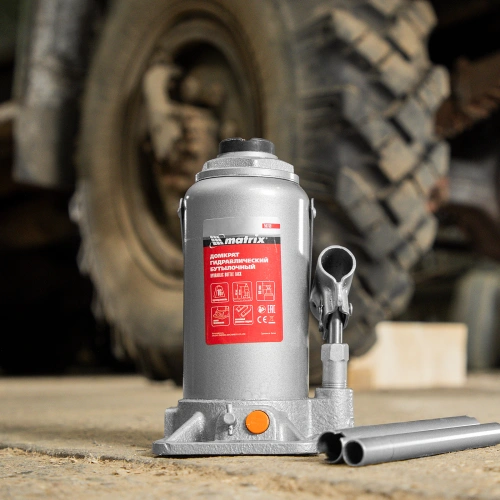 Домкрат гидравлический бутылочный, 16 т, h подъема 230-460 мм Matrix по ценам производителя в Воронеже с доставкой по всей России