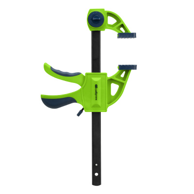 Струбцина F-образная, быстрозажимная, 150 х 70 х 360 мм, пластиковый корпус, фиксатор, двухкомпонентная рукоятка Сибртех по ценам производителя в Воронеже с доставкой по всей России