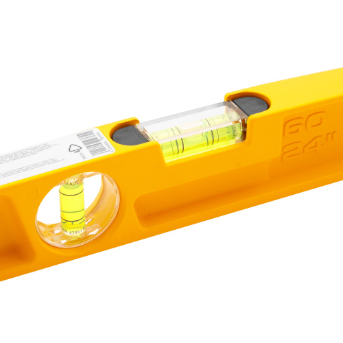 Уровень литой, 600 мм, 2 глазка, ударные площадки Denzel по ценам производителя в Воронеже с доставкой по всей России