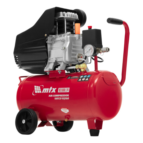 Компрессор воздушный DC1500L/24, 1,5 кВт, 24 л, 210 л/мин MTX по ценам производителя в Воронеже с доставкой по всей России