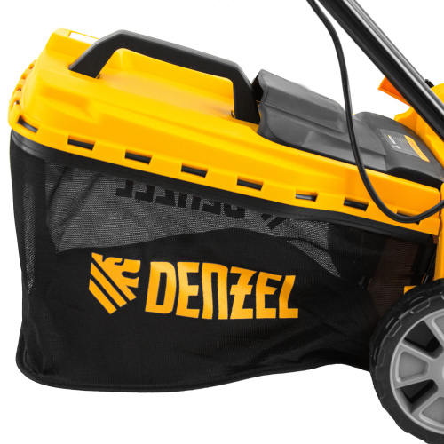 Газонокосилка электрическая GM-1600, 1600 Вт, ширина 36 см, 3 уровя, травосборник 35 л. Denzel по ценам производителя в Воронеже с доставкой по всей России