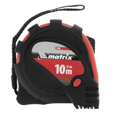 Рулетка Status Magnet 3 fixations,10 м х 32 мм,обрезиненный корпус,зацеп с магнитом Matrix по ценам производителя в Воронеже с доставкой по всей России