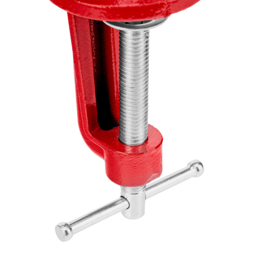 Тиски слесарные, 80 мм, настольные, поворотные, c наковальней MTX по ценам производителя в Воронеже с доставкой по всей России