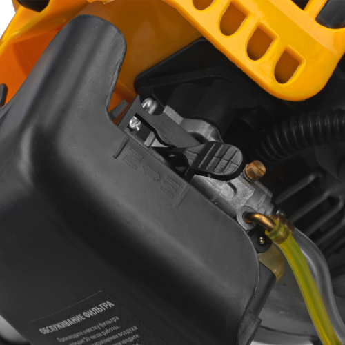 Триммер бензиновый DT-52E, 52 см3, неразъемная штанга, электростартер, состоит из 2 частей Denzel по ценам производителя в Воронеже с доставкой по всей России