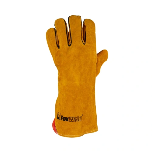 Краги кожаные термостойкие FOXWELD "Защитник" КС-03 по ценам производителя в Воронеже с доставкой по всей России