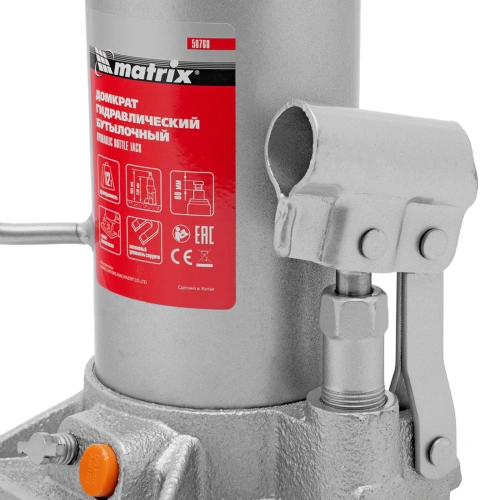 Домкрат гидравлический бутылочный, 12 т, h подъема 230-465 мм Matrix по ценам производителя в Воронеже с доставкой по всей России
