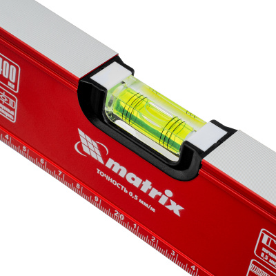 Уровень алюминиевый, фрезерованный, 3 глазка, 400 мм Matrix по ценам производителя в Воронеже с доставкой по всей России