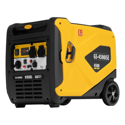 Генератор инверторный GS-4500iSE, 4,5 кВт, 230 В, закрытый корпус, электростартер Denzel по ценам производителя в Воронеже с доставкой по всей России