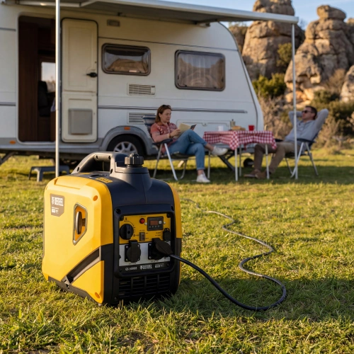 Генератор инверторный GS-3000iS, 3,0 кВт, 230 В, закрытый корпус, ручной старт DENZEL по ценам производителя в Воронеже с доставкой по всей России