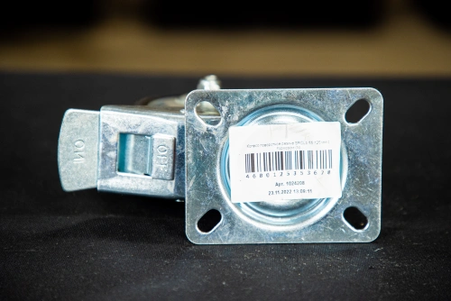 Колесо поворотное резина SRCLb 55 125 мм с тормозом (N) по ценам производителя в Воронеже с доставкой по всей России