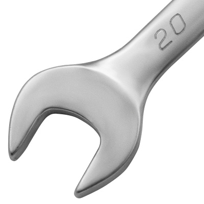 Ключ комбинированный, 20 мм, CrV, матовый хром Matrix по ценам производителя в Воронеже с доставкой по всей России