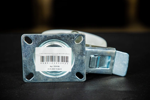 Колесо поворотное полипропилен SRCnb 55 125 мм с тормозом (N) по ценам производителя в Воронеже с доставкой по всей России