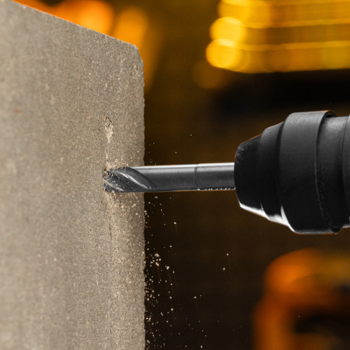 Бур по бетону, цельная крестовая пластина, 10x115 мм, SDS PLUS Denzel по ценам производителя в Воронеже с доставкой по всей России