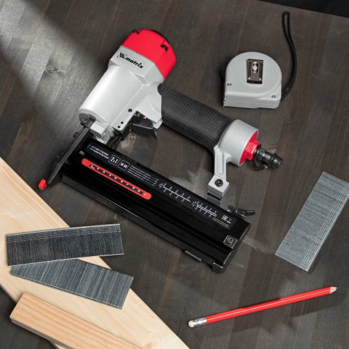 Нейлер-степлер пневматический 2 в 1, гвозди 18GA длина 10-50 мм, скобы 18GA длина 25-40 мм Matrix по ценам производителя в Воронеже с доставкой по всей России