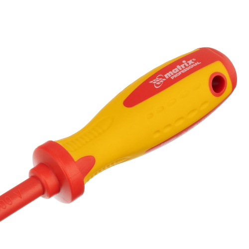 Отвертка Insulated, SL6.5 x 150 мм, CrMo, до 1000 В, двухкомпонентная рукоятка Matrix Professional по ценам производителя в Воронеже с доставкой по всей России