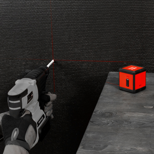 Лазерный уровень XQB RED Basic SET, 10 м, красный луч, батарейки, резьба 1/4" MTX по ценам производителя в Воронеже с доставкой по всей России