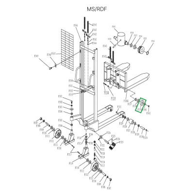 Ролик каретки для MS1016/RDF1016 по ценам производителя в Воронеже с доставкой по всей России