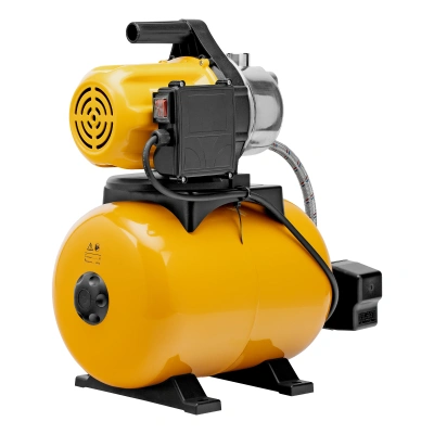 Насосная станция PS800X, 800 Вт, 3200 л/ч, ресивер 24 л, подъем 38 м, нержавейка Denzel купить в Москве с доставкой по всей России | ProtosMarket.ru