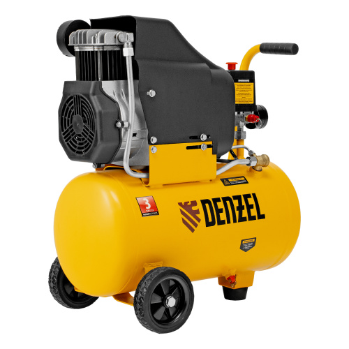 Компрессор воздушный DLC1300/24 безмасляный 1.3 кВт, 24 литра, 206 л/мин Denzel по ценам производителя в Воронеже с доставкой по всей России