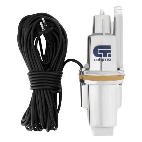 Вибрационный насос СВН300-15, верхний забор, 300 Вт, напор 75 м, 1200 л/ч, кабель 15 м Сибртех по ценам производителя в Воронеже с доставкой по всей России