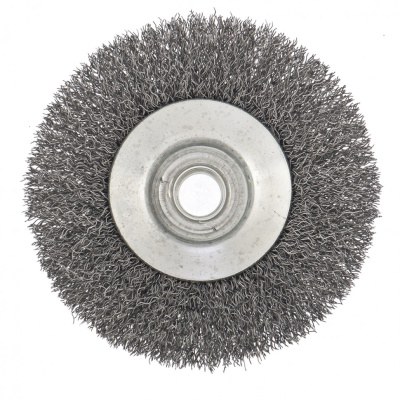 Щетка для УШМ, 100 мм, М14, "тарелка", витая проволока Сибртех по ценам производителя в Воронеже с доставкой по всей России