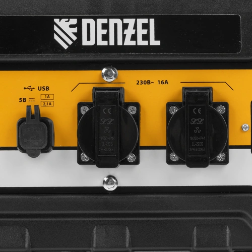 Генератор бензиновый PS 33, 3.3 кВт, 230 В, 15 л, ручной стартер Denzel по ценам производителя в Воронеже с доставкой по всей России