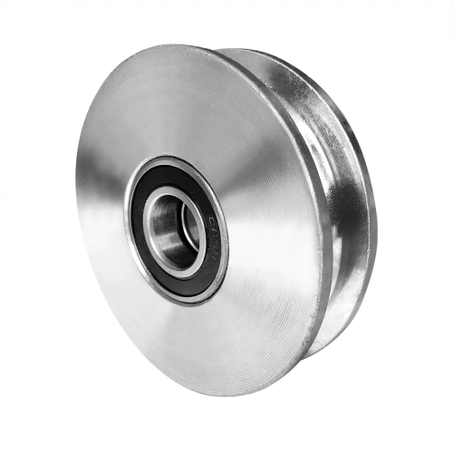 Шкив ролик д.120 мм с подшипниками для протяжки троса по ценам производителя в Воронеже с доставкой по всей России