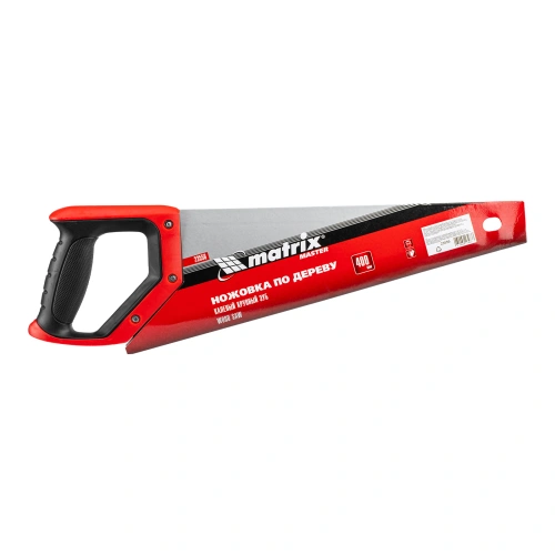 Ножовка по дереву, 400 мм, зуб 2D, каленый крупный зуб 5-6 TPI, двухкомпонентная рукоятка Matrix по ценам производителя в Воронеже с доставкой по всей России