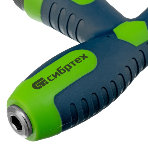 Отвертка Т-образная реверсивная с набором бит, торцевых головок, 33 предмета, CrV Сибртех по ценам производителя в Воронеже с доставкой по всей России