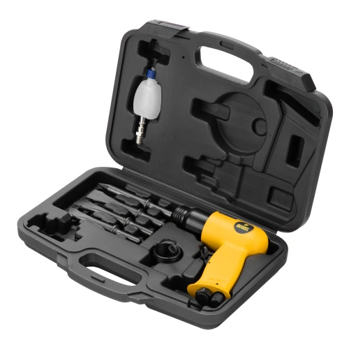 Пневматический молоток НР4500 + набор насадок, 113 л/мин, 4500 уд/мин Denzel по ценам производителя в Воронеже с доставкой по всей России