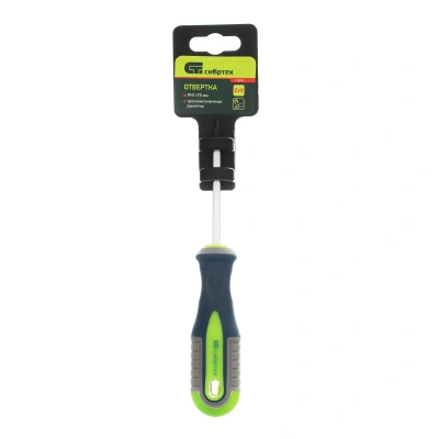Отвертка, PH1 х 75 мм, CrV, трехкомпонентная рукоятка Сибртех по ценам производителя в Воронеже с доставкой по всей России