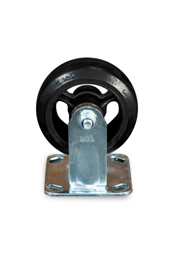 Колесо большегрузное неповоротное FCd 54 125 мм обрезиненное (N) по ценам производителя в Воронеже с доставкой по всей России