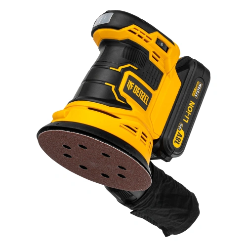 Машина шлифовальная эксцентриковая аккумуляторная COS-125, 18В Li-Ion Denzel по ценам производителя в Воронеже с доставкой по всей России