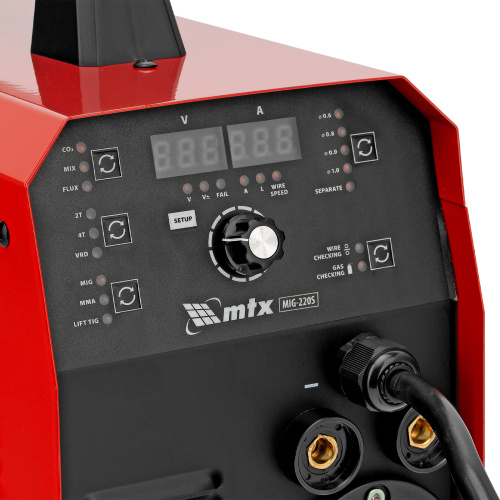 Аппарат инвертор. полуавтомат. cварки MIG-220S, 220A, ПВ 60%, катушка 5 кг MTX по ценам производителя в Воронеже с доставкой по всей России