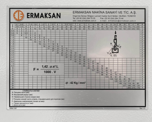 Ermaksan Power Bend PRO 2600 x 100 купить в Москве с доставкой по всей России | ProtosMarket.ru