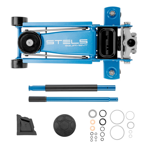 Домкрат гидравлический подкатной, 3 т, 120-450 мм, быстрый подъем, проф. Stels по ценам производителя в Воронеже с доставкой по всей России