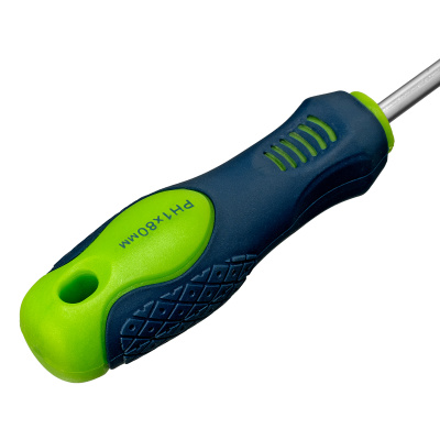 Отвертка, PH1 х 80 мм, CrV, двухкомпонентная рукоятка Сибртех по ценам производителя в Воронеже с доставкой по всей России