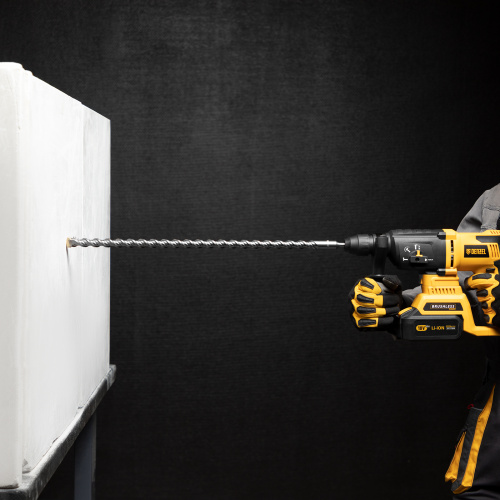 Бур по бетону, двойная спираль, три пылеотводящие кромки, 20 x 600 мм DENZEL по ценам производителя в Воронеже с доставкой по всей России