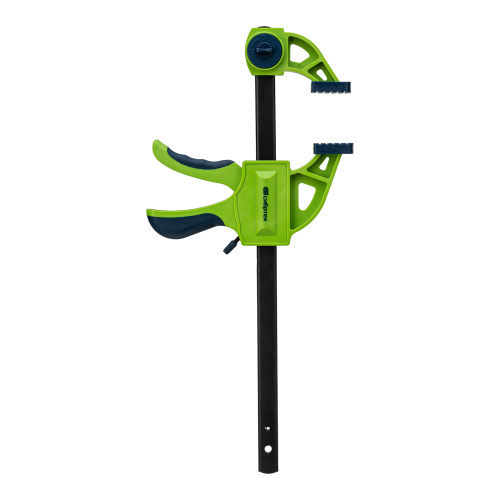 Струбцина F-образная, быстрозажимная, 200 х 70 х 420 мм, пластиковый корпус, фиксатор, двухкомпонентная рукоятка Сибртех по ценам производителя в Воронеже с доставкой по всей России