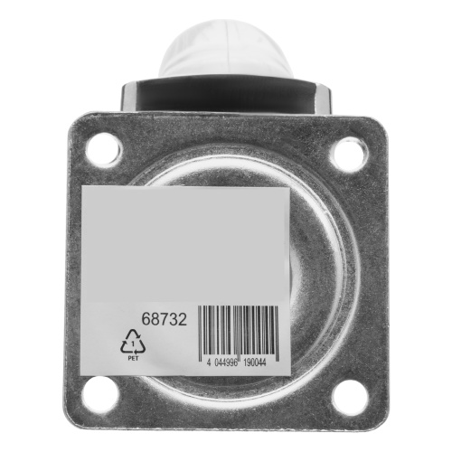 Колесо ПУ прозрачное поворотное d-50 мм, крепление платформенное Сибртех по ценам производителя в Воронеже с доставкой по всей России