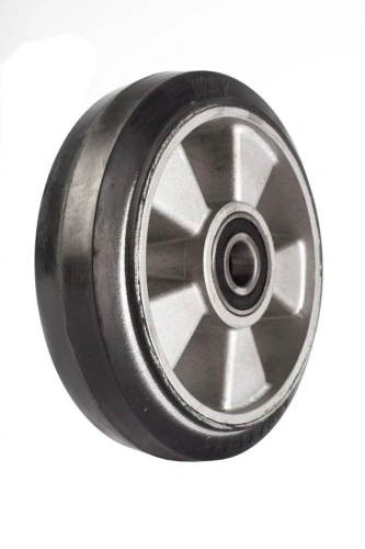 Колесо резиновое 180х50 мм с подшипником для тележек гидравлических BF/BF-III/DF-III/RHP/AC/DF/CW2 по ценам производителя в Воронеже с доставкой по всей России