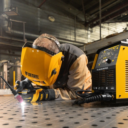 Аппарат инвертор. аргонодуговой сварки ITIG-200 ACDC Mix Pulse, 200 А, ПВ 60% Denzel по ценам производителя в Воронеже с доставкой по всей России