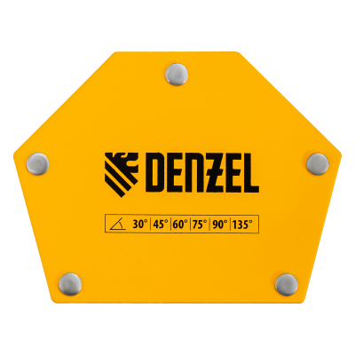Фиксатор магнитный для сварочных работ усилие 50 LB, 30х45х60х75х90х135 град. Denzel по ценам производителя в Воронеже с доставкой по всей России