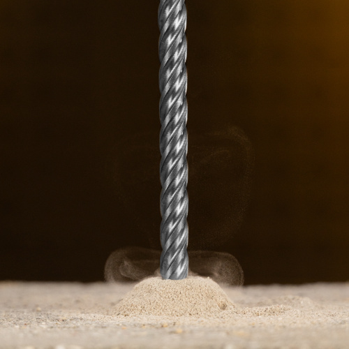 Бур по бетону, цельная крестовая пластина, 8x315 мм, SDS PLUS Denzel по ценам производителя в Воронеже с доставкой по всей России