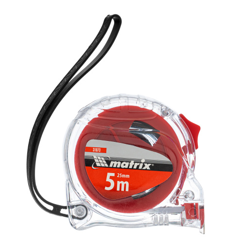 Рулетка Crystal,5 м х 25 мм,корпус из поликарбоната Matrix по ценам производителя в Воронеже с доставкой по всей России