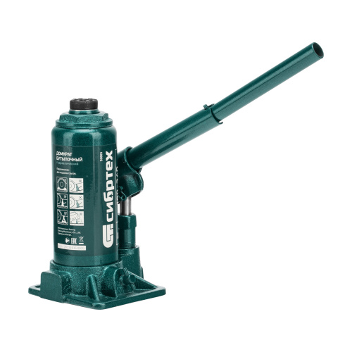 Домкрат гидравлический бутылочный, 5 т, 180-340 мм Сибртех по ценам производителя в Воронеже с доставкой по всей России