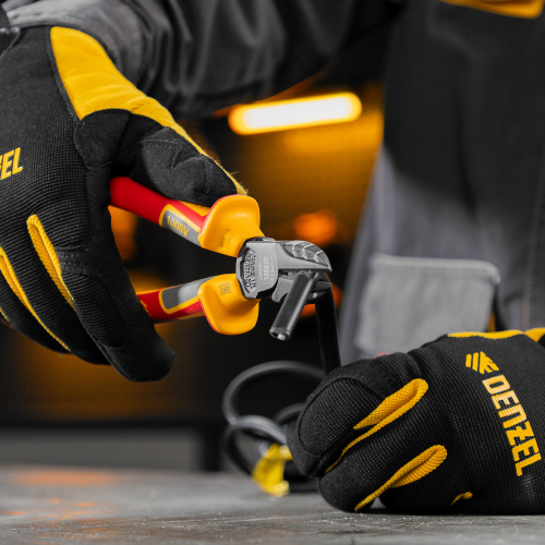 Бокорезы, диэлектрические рукоятки, до 1000 В, трехкомпонентные рукоятки, 180 мм Denzel по ценам производителя в Воронеже с доставкой по всей России